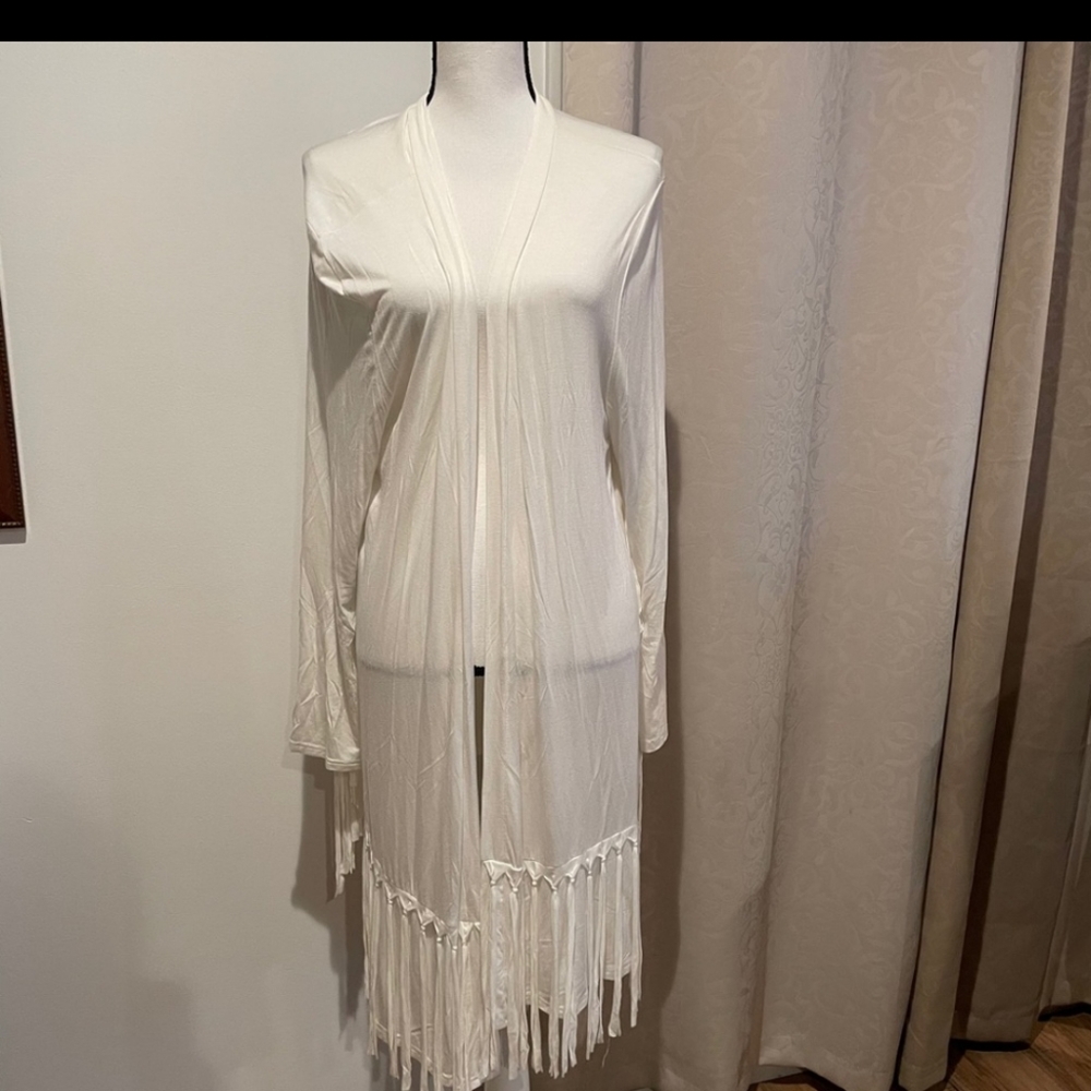 FRINGE CARDIGAN DUSTER